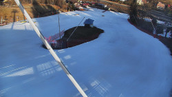 Spodní část sjezdovky skiareálu Karolinka