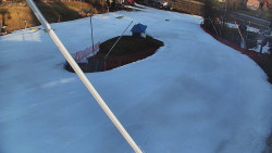 Spodní část sjezdovky skiareálu Karolinka