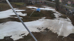 Spodní část sjezdovky skiareálu Karolinka