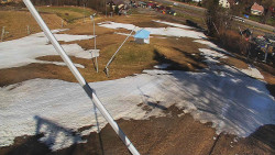 Spodní část sjezdovky skiareálu Karolinka