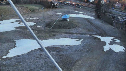 Spodní část sjezdovky skiareálu Karolinka