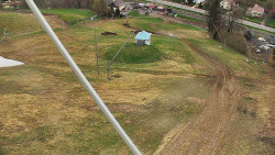 Spodní část sjezdovky skiareálu Karolinka