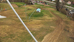 Spodní část sjezdovky skiareálu Karolinka