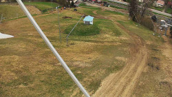 Spodní část sjezdovky skiareálu Karolinka