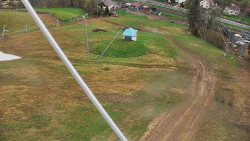 Spodní část sjezdovky skiareálu Karolinka