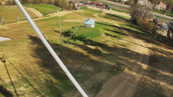 Spodní část sjezdovky skiareálu Karolinka