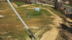 Spodní část sjezdovky skiareálu Karolinka