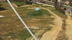 Spodní část sjezdovky skiareálu Karolinka