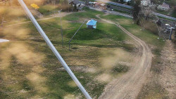 Spodní část sjezdovky skiareálu Karolinka