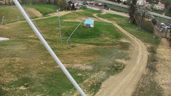 Spodní část sjezdovky skiareálu Karolinka