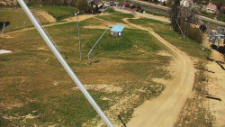 Spodní část sjezdovky skiareálu Karolinka