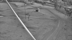 Spodní část sjezdovky skiareálu Karolinka