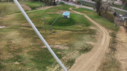 Spodní část sjezdovky skiareálu Karolinka