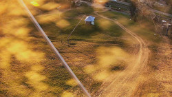 Spodní část sjezdovky skiareálu Karolinka