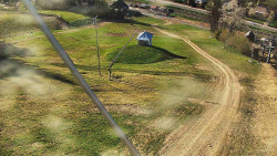 Spodní část sjezdovky skiareálu Karolinka