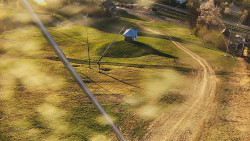 Spodní část sjezdovky skiareálu Karolinka