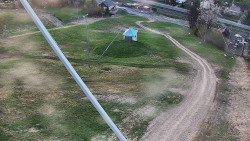 Spodní část sjezdovky skiareálu Karolinka