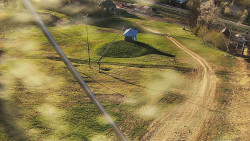 Spodní část sjezdovky skiareálu Karolinka