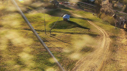 Spodní část sjezdovky skiareálu Karolinka