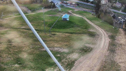 Spodní část sjezdovky skiareálu Karolinka