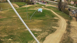 Spodní část sjezdovky skiareálu Karolinka