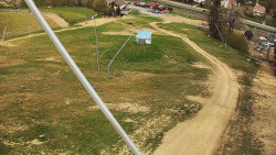 Spodní část sjezdovky skiareálu Karolinka