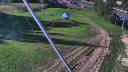 Lower part of the Karolinka ski resort slope