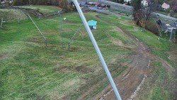 Lower part of the Karolinka ski resort slope