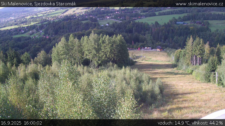 Ski Malenovice - Sjezdovka Staromák - 16.9.2025 v 16:00