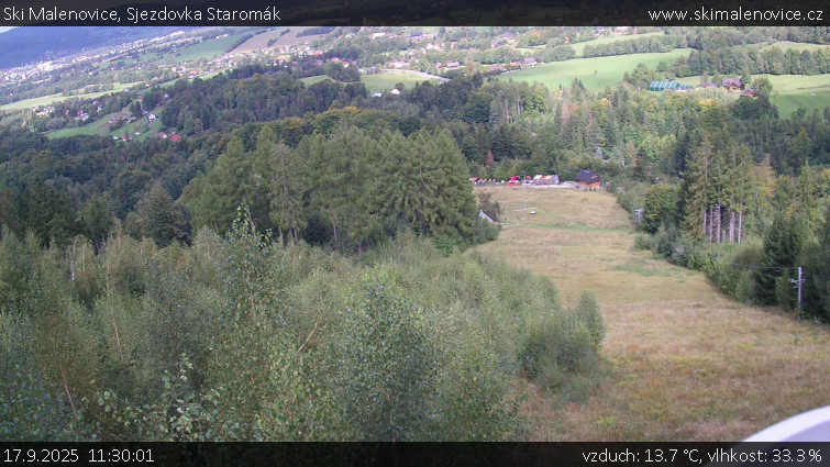 Ski Malenovice - Sjezdovka Staromák - 17.9.2025 v 11:30