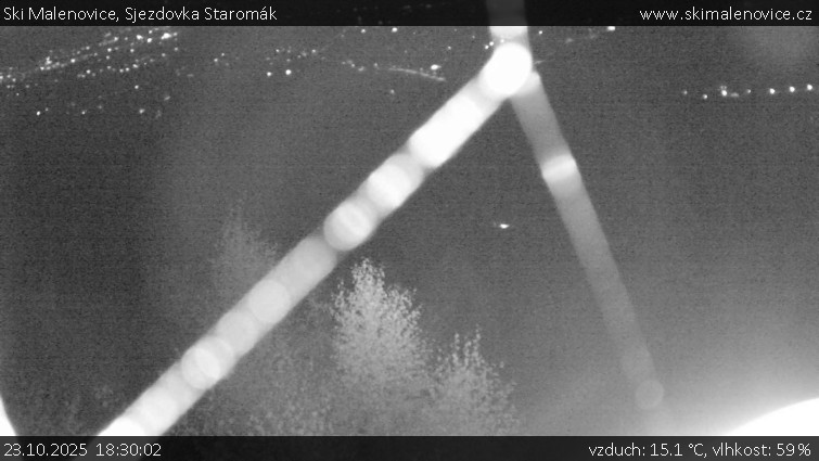 Ski Malenovice - Sjezdovka Staromák - 23.10.2025 v 18:30 Ski Malenovice - Sjezdovka Staromák - 23.10.2025 v 18:30