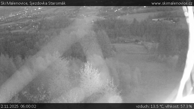 Ski Malenovice - Sjezdovka Staromák - 2.11.2025 v 06:00 Ski Malenovice - Sjezdovka Staromák - 2.11.2025 v 06:00