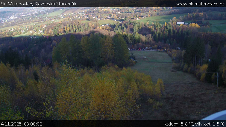 Ski Malenovice - Sjezdovka Staromák - 4.11.2025 v 08:00