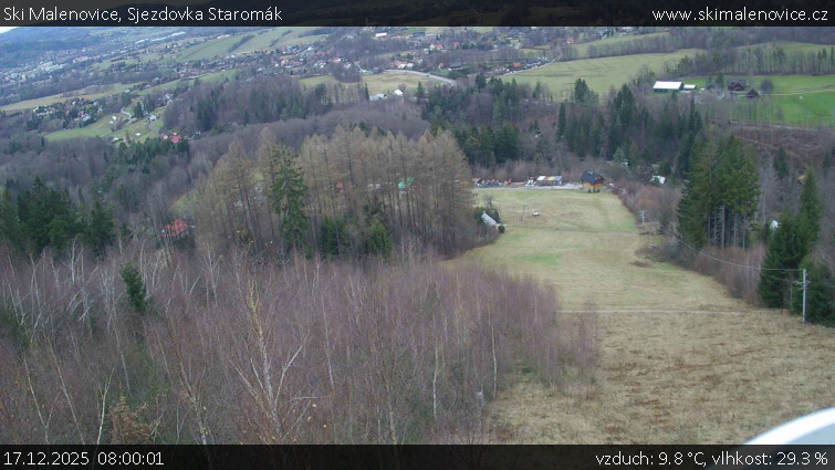 Ski Malenovice - Sjezdovka Staromák - 17.12.2025 v 08:00