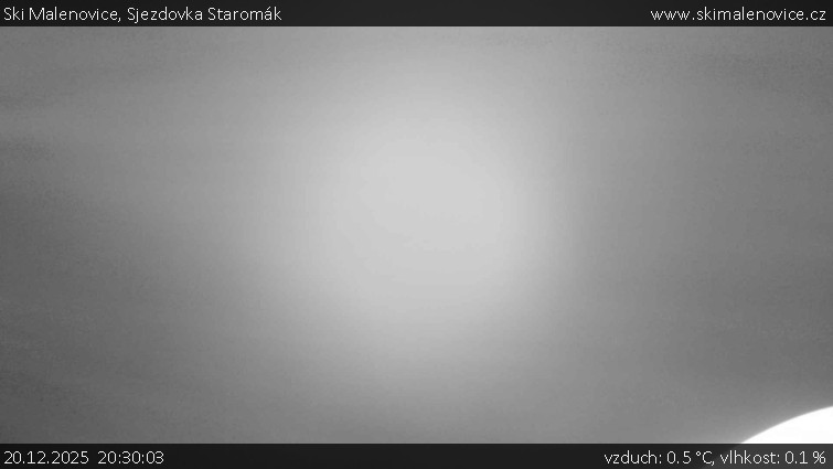 Ski Malenovice - Sjezdovka Staromák - 20.12.2025 v 20:30