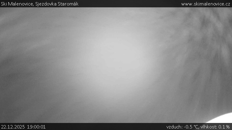 Ski Malenovice - Sjezdovka Staromák - 22.12.2025 v 19:00