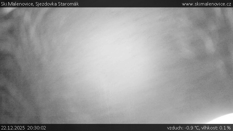 Ski Malenovice - Sjezdovka Staromák - 22.12.2025 v 20:30