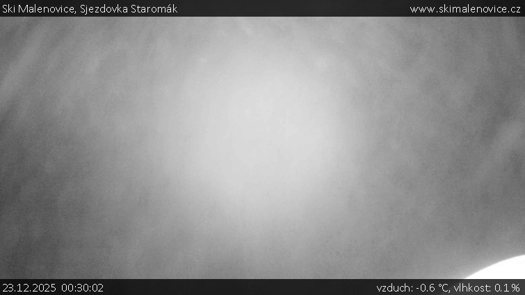 Ski Malenovice - Sjezdovka Staromák - 23.12.2025 v 00:30