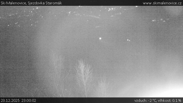 Ski Malenovice - Sjezdovka Staromák - 23.12.2025 v 23:00