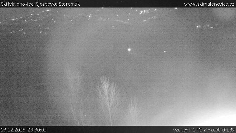 Ski Malenovice - Sjezdovka Staromák - 23.12.2025 v 23:30
