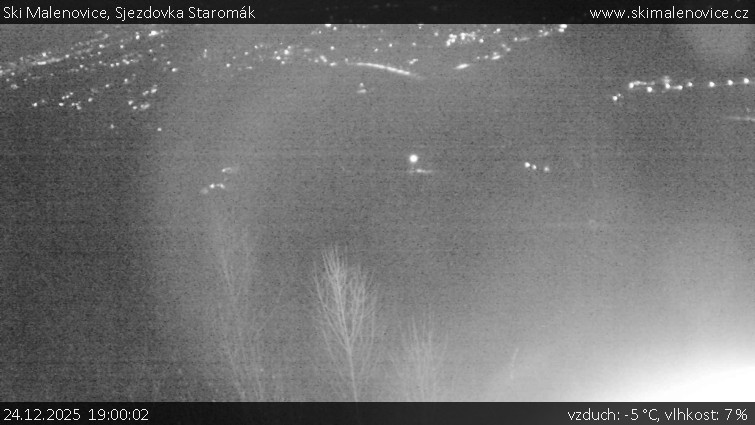 Ski Malenovice - Sjezdovka Staromák - 24.12.2025 v 19:00