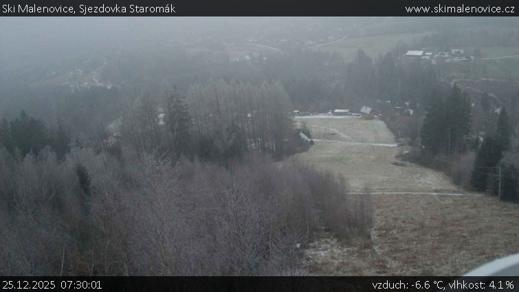 Ski Malenovice - Sjezdovka Staromák - 25.12.2025 v 07:30