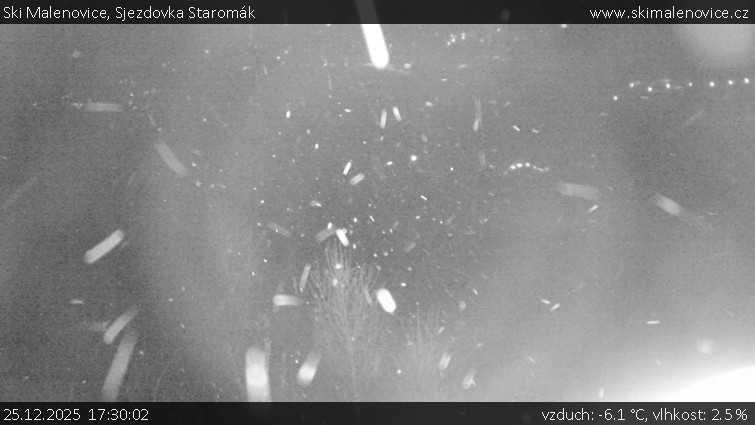 Ski Malenovice - Sjezdovka Staromák - 25.12.2025 v 17:30