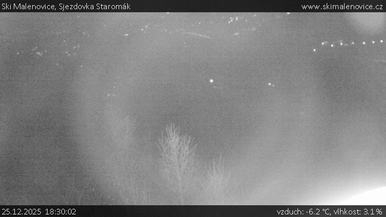Ski Malenovice - Sjezdovka Staromák - 25.12.2025 v 18:30