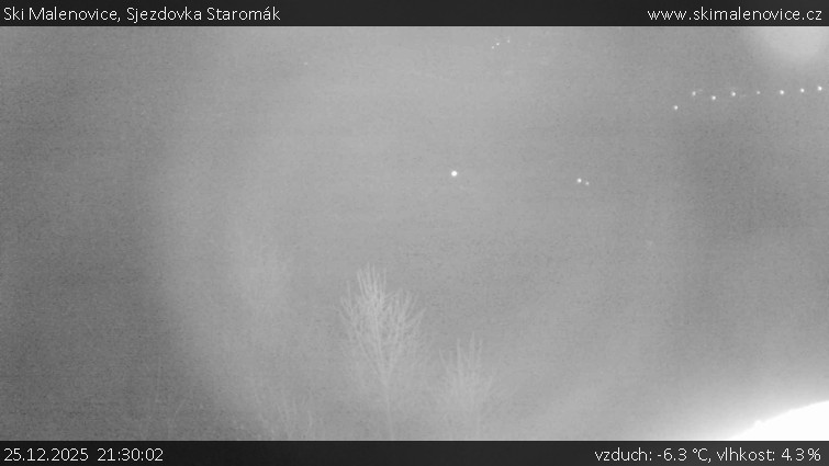 Ski Malenovice - Sjezdovka Staromák - 25.12.2025 v 21:30
