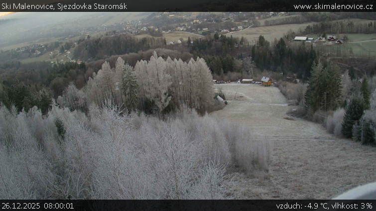 Ski Malenovice - Sjezdovka Staromák - 26.12.2025 v 08:00