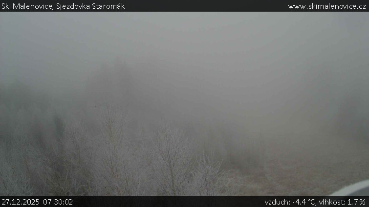 Ski Malenovice - Sjezdovka Staromák - 27.12.2025 v 07:30