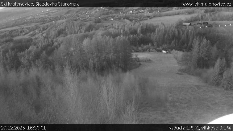 Ski Malenovice - Sjezdovka Staromák - 27.12.2025 v 16:30