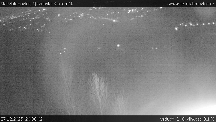Ski Malenovice - Sjezdovka Staromák - 27.12.2025 v 20:00