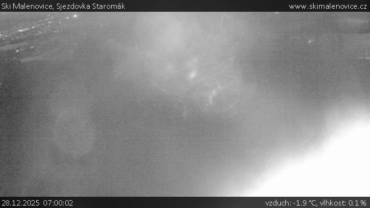 Ski Malenovice - Sjezdovka Staromák - 28.12.2025 v 07:00